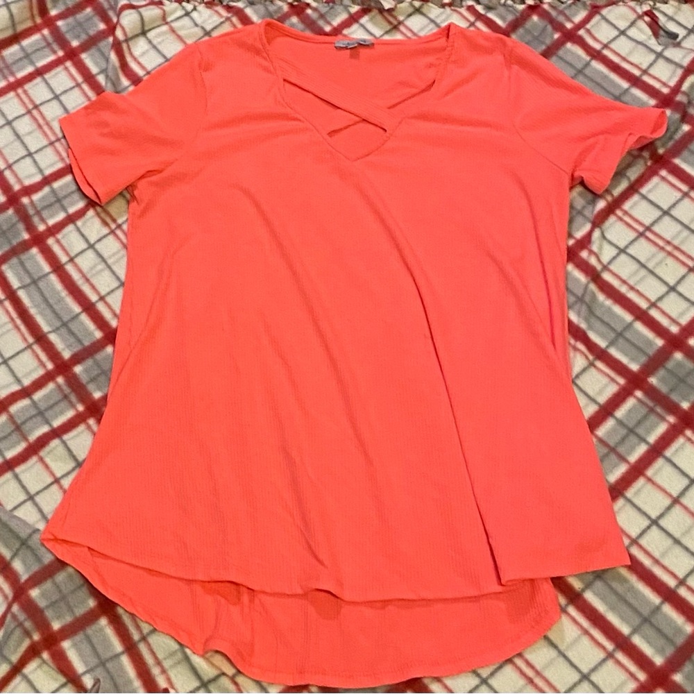 White Birch Neon Pink Blouse